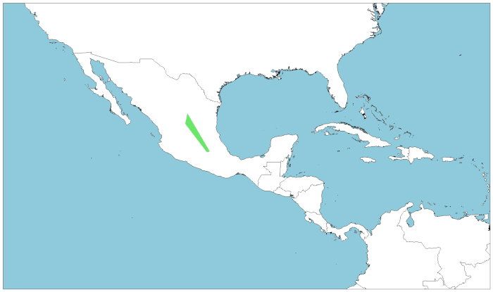 Distribución de Ambystoma mexicanum