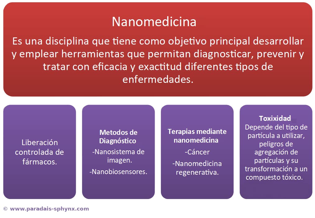 Nanomedicina, resumen o esquema