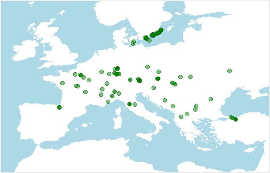 Distribución, conservación de Rana dalmatina (rana ágil)